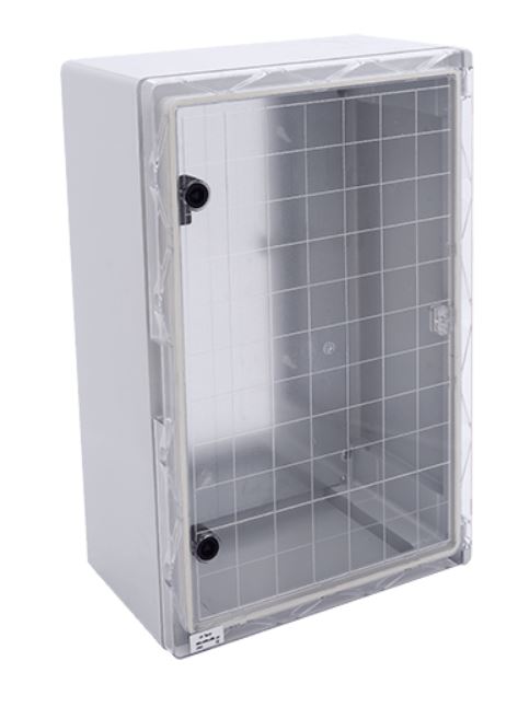 Manyag elosztszekrny, ABS, IP65, 280x210x130mm, ttetsz ajt